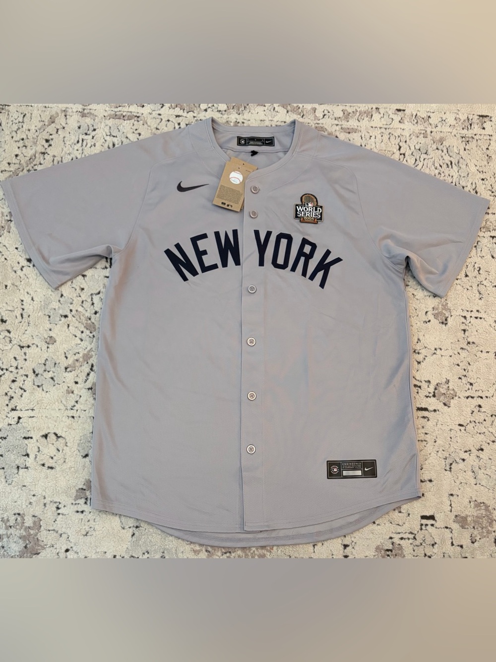 Nike Authentic New York Yankees Gray World Series 2024 Jersey Men’s Sz: Large